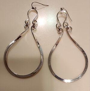 Silver plated earrings